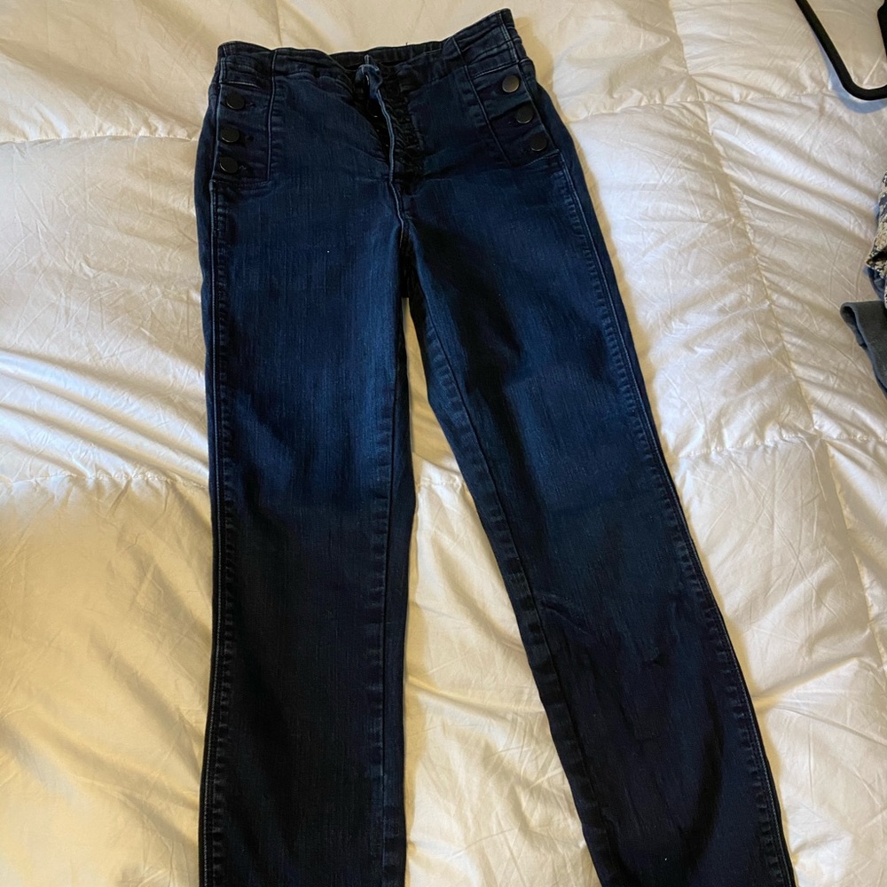Jbrand Blue high wasted jeans